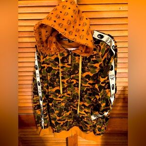 Preowned Bape & MCM Hoodie Mashup